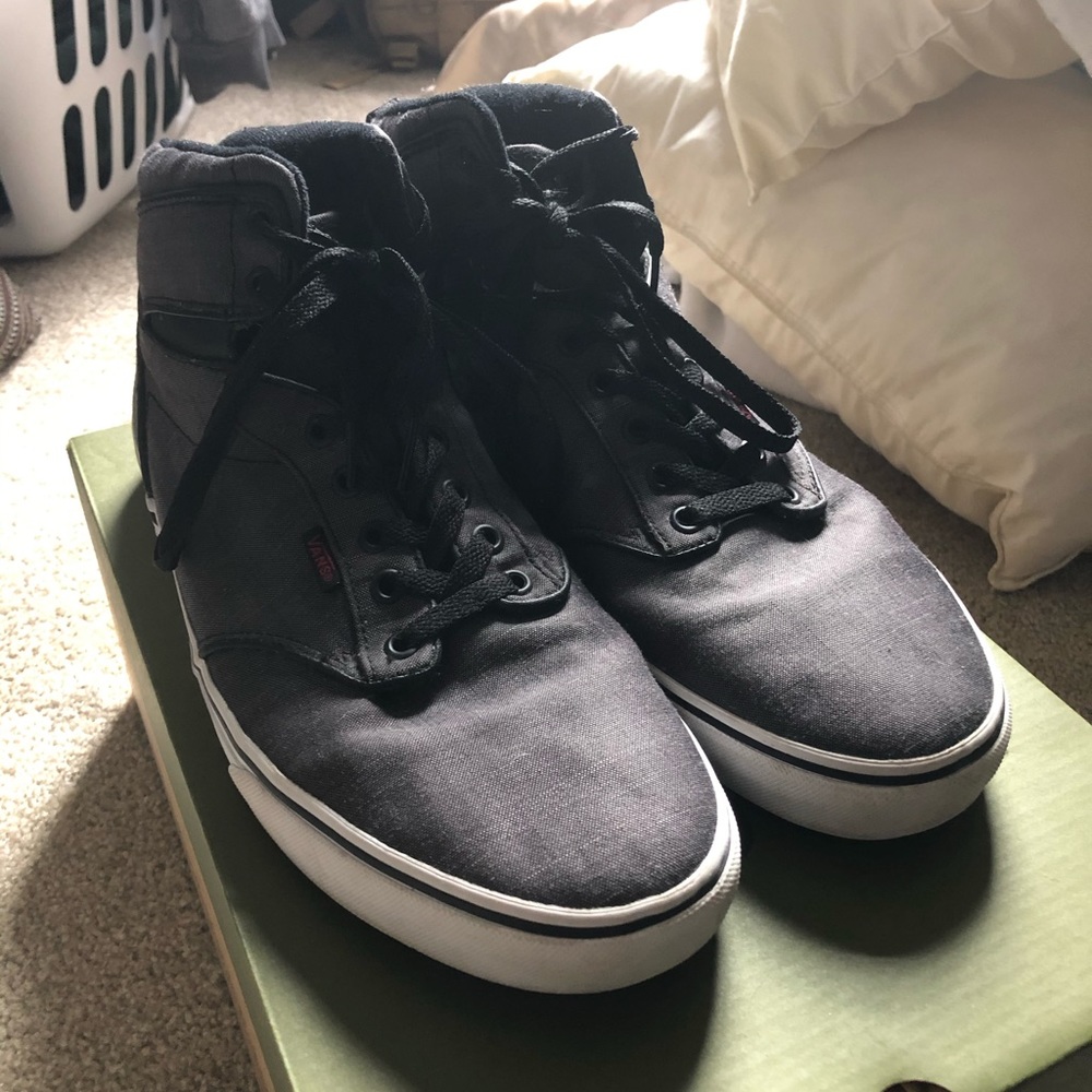 Vans gray Atwood high tops men’s 12